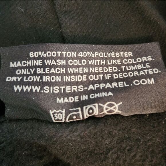 Black graphic hoodie sweatshirt - Picture 7 of 7